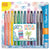 Papermate® Limited Edition Point Guard Flair Stick Porous Point Pen, Medium 0.7mm, Tropical Ink/Barrel, Dozen (PAP1928605)