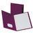 Oxford™ Twin-Pocket Folders with 3 Fasteners, Letter, 1/2" Capacity, Burgundy, 25/Box (ESS57757)