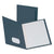 Oxford™ Twin-Pocket Folders with 3 Fasteners, Letter, 1/2" Capacity, Dark Blue, 25/Box (ESS57738)