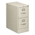 HON® 510 Series Two-Drawer Full-Suspension File, Letter, 15w x 25d x 29h, Light Gray (HON512PQ)