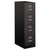 HON® 510 Series Four-Drawer Full-Suspension File, Letter, 15w x 25d x 52h, Black (HON514PP)