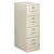HON® 310 Series Four-Drawer Full-Suspension File, Legal, 18.25w x 26.5d x 52h, Light gray (HON314CPQ)