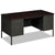 HON® Metro Classic Double Pedestal Desk, 60w x 30d x 29.5h, Mahogany/Charcoal (HONP3262NS)