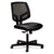 HON® Volt Series Mesh Back Leather Task Chair, Supports up to 250 lbs., Black Seat/Black Back, Black Base (HON5711SB11T)