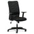 OIF Mesh High-Back Chair, Supports up to 225 lbs., Black Seat/Black Back, Black Base (OIFSM4117)