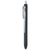 Papermate® InkJoy Retractable Gel Pen, Micro 0.5mm, Black Ink/Barrel, Dozen (PAP1951720)