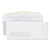 Universal® Open-Side Business Envelope, 1 Window, #10, Commercial Flap, Gummed Closure, 4.13 x 9.5, White, 500/Box (UNV35211)