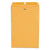 Universal® Kraft Clasp Envelope, #98, Square Flap, Clasp/Gummed Closure, 10 x 15, Brown Kraft, 100/Box (UNV35268)