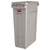 Rubbermaid® Commercial Slim Jim Receptacle with Venting Channels, Rectangular, Plastic, 23 gal, Beige (RCP3540-60BEI)