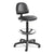 Safco® Precision Extended-Height Swivel Stool with Adjustable Footring, 33" Seat Height, Up to 250 lbs., Black Seat/Back, Black Base (SAF3406BL)