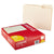 Universal® Top Tab Manila File Folders, 1/3-Cut Tabs, Assorted Positions, Letter Size, 11 pt. Manila, 100/Box (UNV12113)
