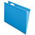 Pendaflex® Colored Reinforced Hanging Folders, Letter Size, 1/5-Cut Tab, Blue, 25/Box (ESS415215BLU)