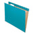 Pendaflex® Colored Hanging Folders, Letter Size, 1/5-Cut Tab, Teal, 25/Box (ESS81614)