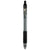 Zebra® Z-Grip Retractable Ballpoint Pen, Medium 1mm, Black Ink, Clear Barrel, Dozen (ZEB22210)
