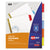Avery® Insertable Big Tab Dividers, 5-Tab, Letter (AVE11121)