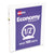 Avery® Economy View Binder with Round Rings , 3 Rings, 0.5" Capacity, 11 x 8.5, White (AVE05706)