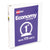 Avery® Economy View Binder with Round Rings , 3 Rings, 1" Capacity, 11 x 8.5, White (AVE05711)