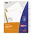 Avery® Insertable Big Tab Dividers, 5-Tab, Letter (AVE11122)