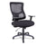 Alera® Elusion II Series Mesh Mid-Back Swivel/Tilt Chair, Supports up to 275 lbs, Black Seat/Black Back, Black Base (ALEELT4214B)