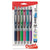 Pentel® EnerGel RTX Retractable Gel Pen, Medium 0.7mm, Assorted Ink/Barrel, 6/Pack (PENBL77BP6M1)