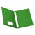 Oxford™ Twin-Pocket Folders with 3 Fasteners, Letter, 1/2" Capacity, Green, 25/Box (ESS57703)