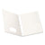 Oxford™ Twin-Pocket Folders with 3 Fasteners, Letter, 1/2" Capacity, White, 25/Box (ESS57704)