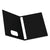 Oxford™ Twin-Pocket Folders with 3 Fasteners, Letter, 1/2" Capacity, Black 25/Box (ESS57706)