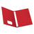Oxford™ Twin-Pocket Folders with 3 Fasteners, Letter, 1/2" Capacity, Red, 25/Box (ESS57711)