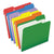 Pendaflex® Double-Ply Reinforced Top Tab Colored File Folders, 1/3-Cut Tabs, Letter Size, Assorted, 100/Box (ESSR15213ASST)