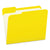 Pendaflex® Double-Ply Reinforced Top Tab Colored File Folders, 1/3-Cut Tabs, Letter Size, Yellow, 100/Box (ESSR15213YEL)