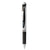 Pentel® EnerGel RTX Retractable Gel Pen, Medium 0.7mm, Black Ink, Black/Gray Barrel (PENBL77A)