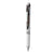 Pentel® EnerGel RTX Retractable Gel Pen, 0.7mm, Black Ink, White/Black Barrel (PENBL77PWA)