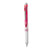 Pentel® EnerGel RTX Retractable Gel Pen, 0.7mm, Pink Ink, White/Pink Barrel (PENBL77PWP)