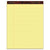 Ampad® Gold Fibre Quality Writing Pads, Wide/Legal Rule, 50 Canary-Yellow 8.5 x 11.75 Sheets, Dozen (AMP20020)