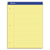 Ampad® Double Sheet Pads, Narrow Rule, 100 Canary-Yellow 8.5 x 11.75 Sheets (AMP20246)