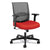HON® Convergence Mid-Back Task Chair with Swivel-Tilt Control, Supports up to 275 lbs, Red Seat, Black Back, Black Base (HONCMZ1ACU67)