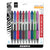 Zebra® Sarasa Dry Gel X20 Retractable Gel Pen, Medium 0.7mm, Assorted Ink/Barrel, 10/Pack (ZEB46881)