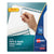 Avery® Print and Apply Index Maker Clear Label Dividers, 12 White Tabs, Letter, 5 Sets (AVE11429)