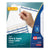 Avery® Print and Apply Index Maker Clear Label Dividers, 3 White Tabs, Letter, 5 Sets (AVE11435)