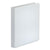 Universal® Deluxe Easy-to-Open D-Ring View Binder, 3 Rings, 1" Capacity, 11 x 8.5, White (UNV30712)