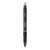 Sharpie® S-Gel™ S-Gel Retractable Gel Pen, Fine 0.5 mm, Black Ink, Black Barrel, Dozen (SAN2096145)