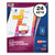 Avery® Customizable TOC Ready Index Multicolor Dividers, 5-Tab, Letter, 24 Sets (AVE11167)