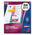 Avery® Customizable TOC Ready Index Multicolor Dividers, 10-Tab, Letter, 24 Sets (AVE11169)