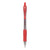 Pilot® G2 Premium Retractable Gel Pen, 0.5mm, Red Ink, Smoke Barrel, Dozen (PIL31004)