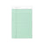 TOPS™ Prism + Colored Writing Pads, Narrow Rule, 50 Pastel Green 5 x 8 Sheets, 12/Pack (TOP63090)