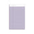 TOPS™ Prism + Colored Writing Pads, Narrow Rule, 50 Pastel Orchid 5 x 8 Sheets, 12/Pack (TOP63040)