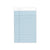 TOPS™ Prism + Colored Writing Pads, Narrow Rule, 50 Pastel Blue 5 x 8 Sheets, 12/Pack (TOP63020)