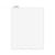 Avery® Avery-Style Preprinted Legal Bottom Tab Divider, Exhibit J, Letter, White, 25/PK (AVE11949)