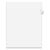 Avery® Preprinted Legal Exhibit Side Tab Index Dividers, Avery Style, 26-Tab, E, 11 x 8.5, White, 25/Pack (AVE01405)