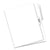 Avery® Preprinted Legal Exhibit Side Tab Index Dividers, Avery Style, 11-Tab, 1 to 10, 11 x 8.5, White, 1 Set (AVE11381)